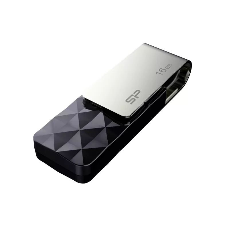 Pendrive Blaze B30, 8GB 3.1 Silicon Power - czarny (EG814003 16GB)