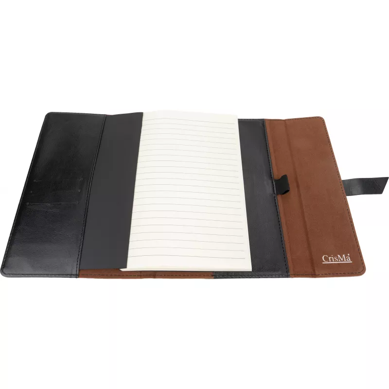 Notatnik A5 w linie CrisMa EDNA - czarny (2477703)