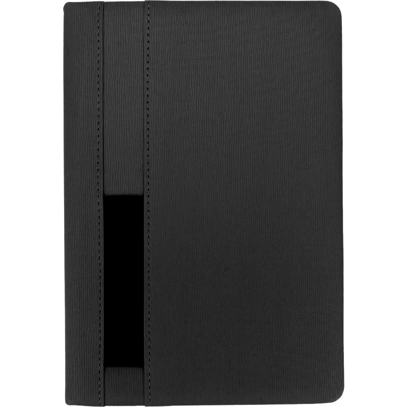 Notatnik A5 w kratkę CLELIA - czarny (2136303)