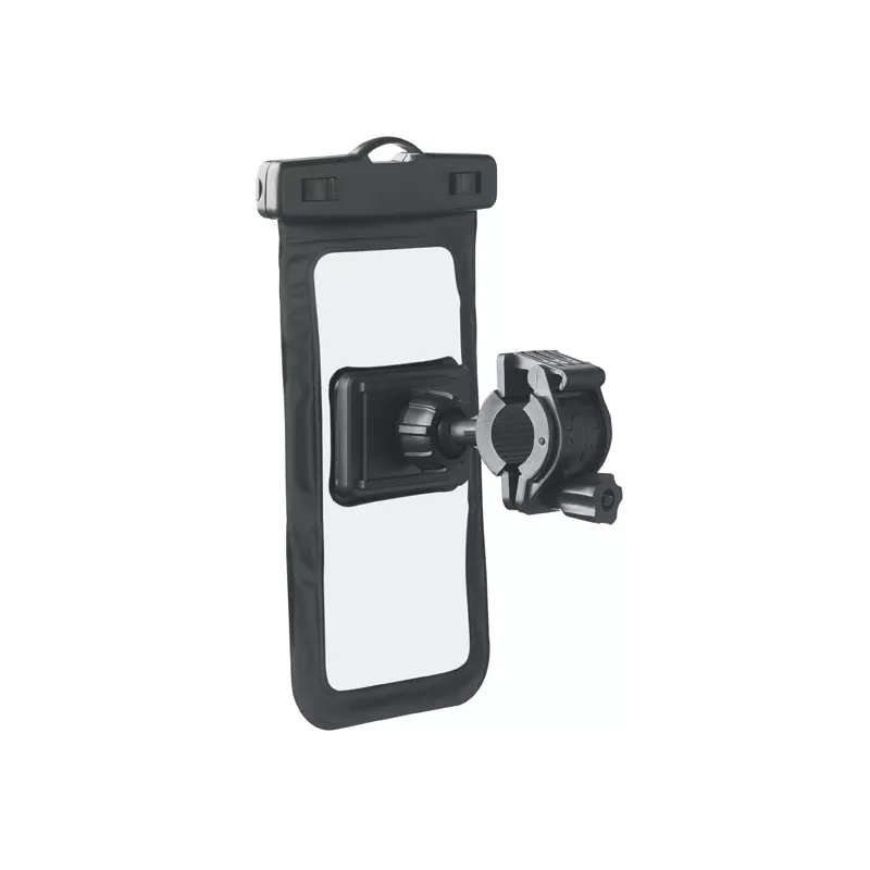 Uchwyt rowerowy na telefon wodoodporny IPX6 SOSTENER - Czarny (MO2430-03)