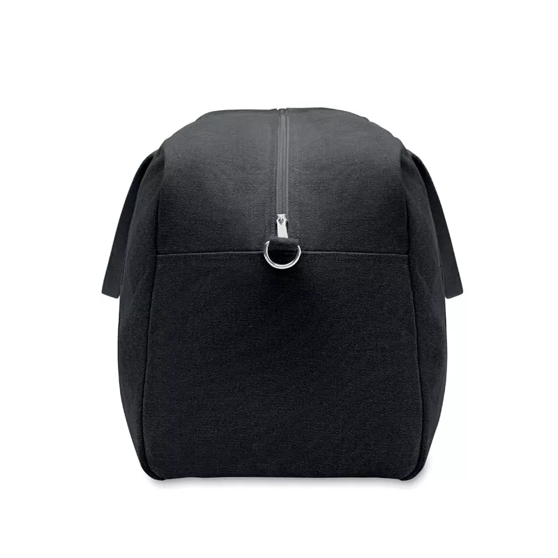 Torba podróżna z recyklingu 450 g/m² DUFFAS COLOUR - Czarny (MO2508-03)