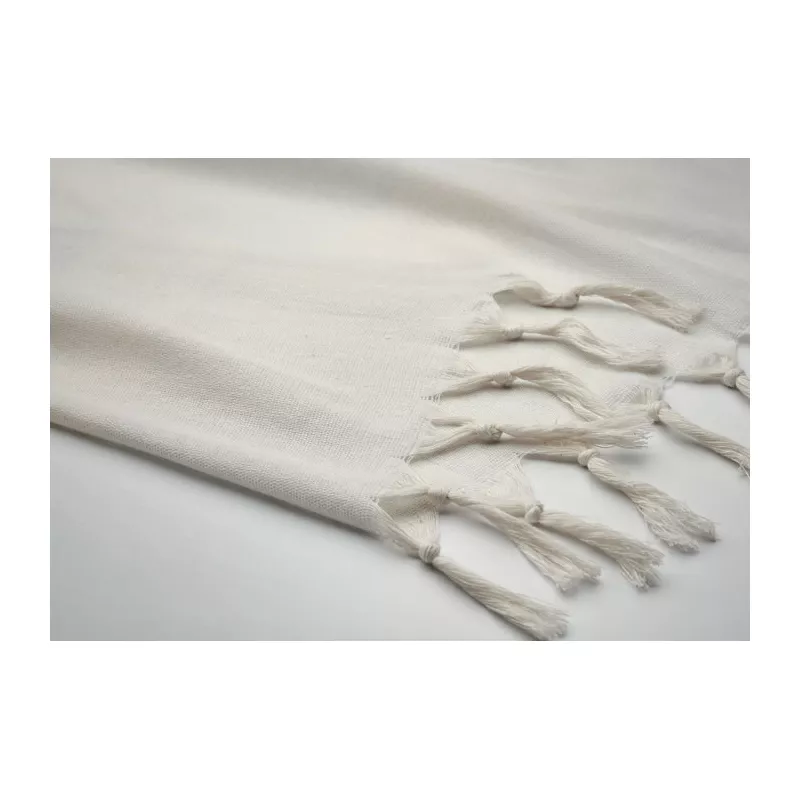 Ręcznik hammam z recyklingu 75x150 cm 140 g/m² AGOURA - Szary (MO6554-07)