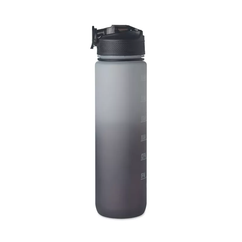 Butelka sportowa RPET 1000 ml ze słomką ACTIVATE - Czarny (MO2489-03)