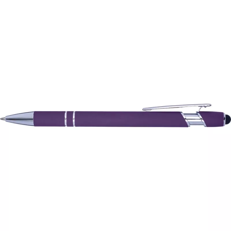 Długopis z touch pen-em - fioletowy (V1917-13)