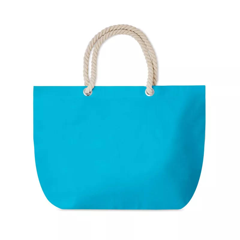 Torba plażowa bawełniana 220 g/m² MENORCA - Turkusowy (MO9813-12)