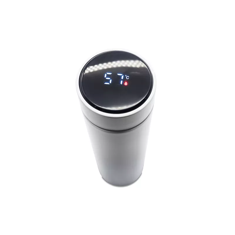 Kubek termiczny z termometrem Falco 420 ml - biały (R08257.06.A)