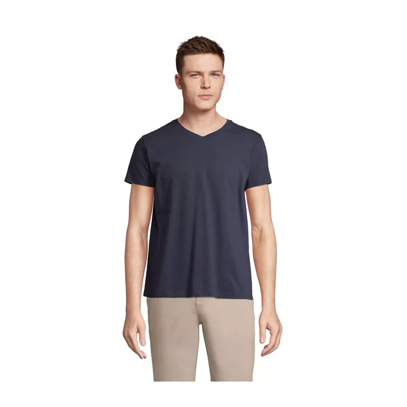 Koszulka unisex z dekoltem w serek Sol's REGENT V - French Navy (S04765-FN)