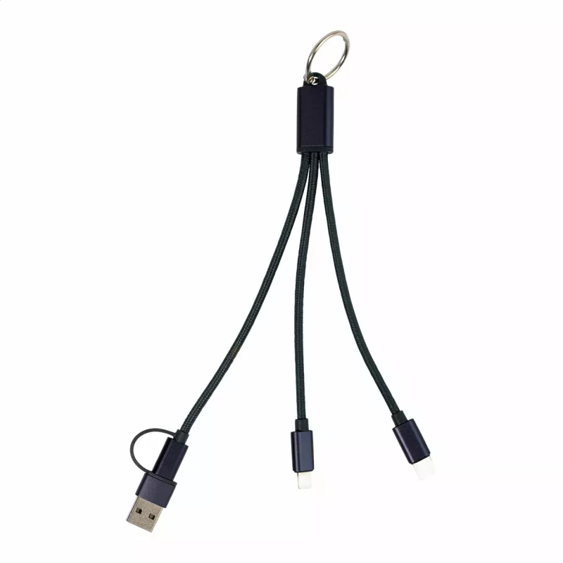 Rafob brelok kabel ładujący USB - ciemno niebieski (AP864127-06A)