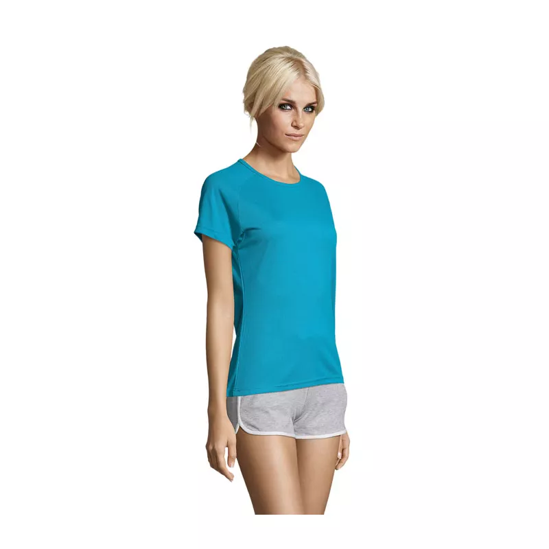 Koszulka sportowa damska 140 g/m² Sol's SPORTY WOMEN - Aqua (S01159-AQ)