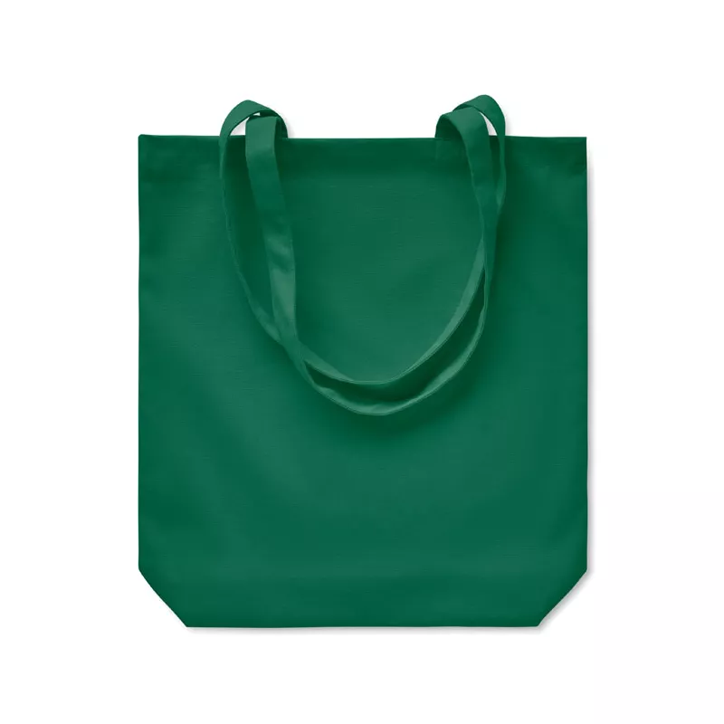 Torba bawełniana na zakupy 270 g/m² RASSA COLOURED - Ciemnozielony (MO6442-60)