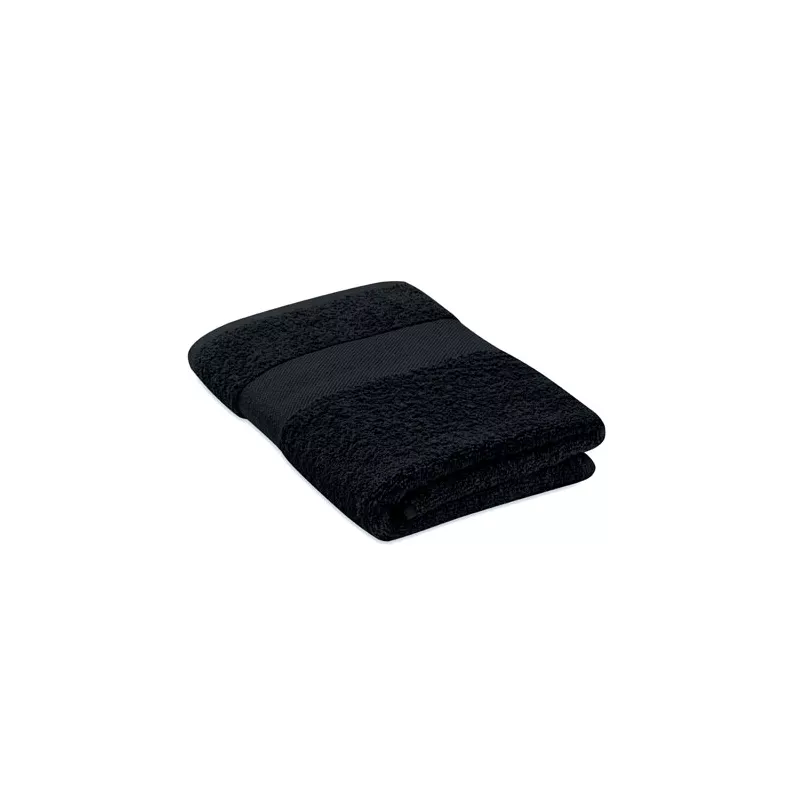 Ręcznik frotte organiczny 360 g/m² 30x50 cm SERRY - Czarny (MO2258-03)