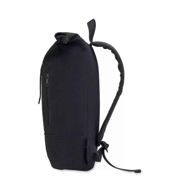 Plecak rolltop na laptop 15" 340 g/m² KOPER ROLL - Czarny (MO2400-03)