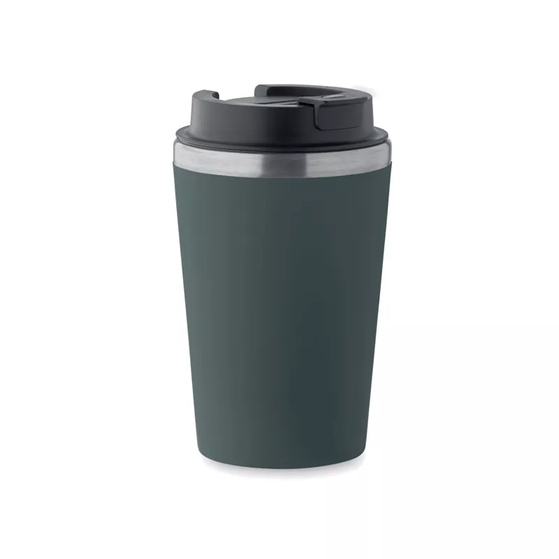Kubek dwuścienny z powłoką ceramiczną 350 ml BLERM - Petrol (MO2572-20)