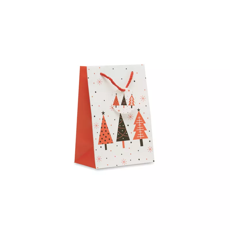 Torba prezentowa papierowa mała 128 g/m² BOSSA SMALL - Bialy (CX1561-06)