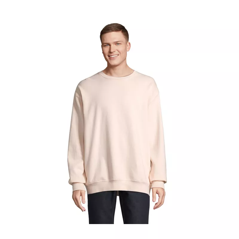 Bluza unisex bez kaptura 280 g/m² Sol's COLUMBIA - Kremowy Róż (S03814-CP)