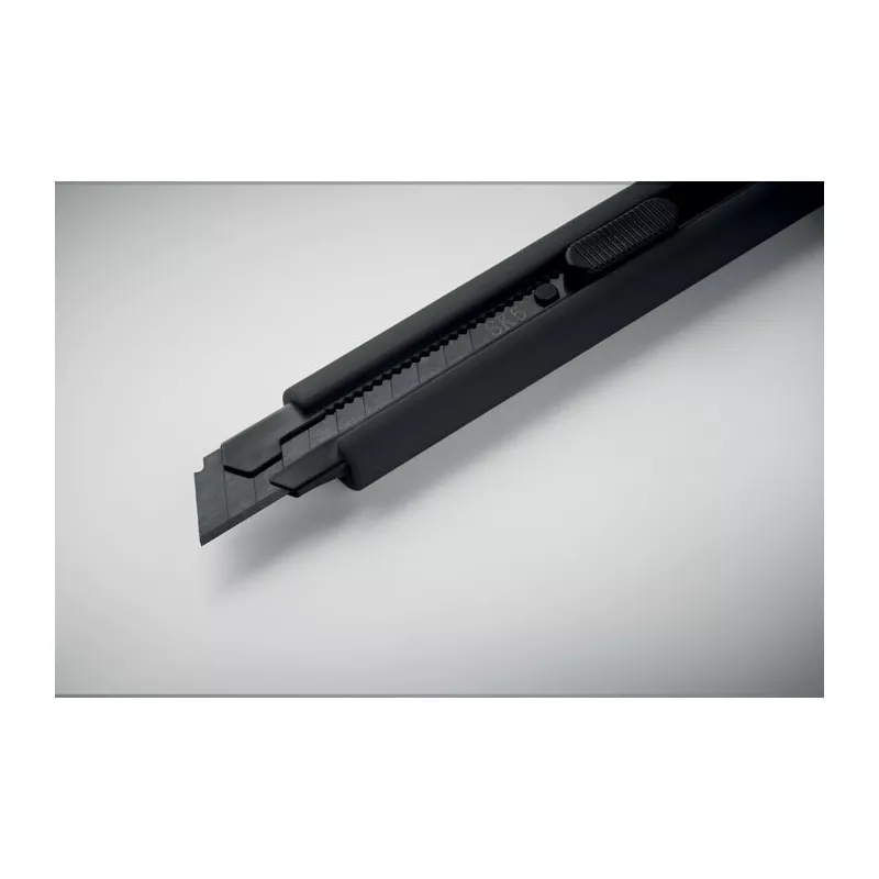 Nóż z 2 zapasowymi ostrzami BLADE + - Czarny (MO2769-03)