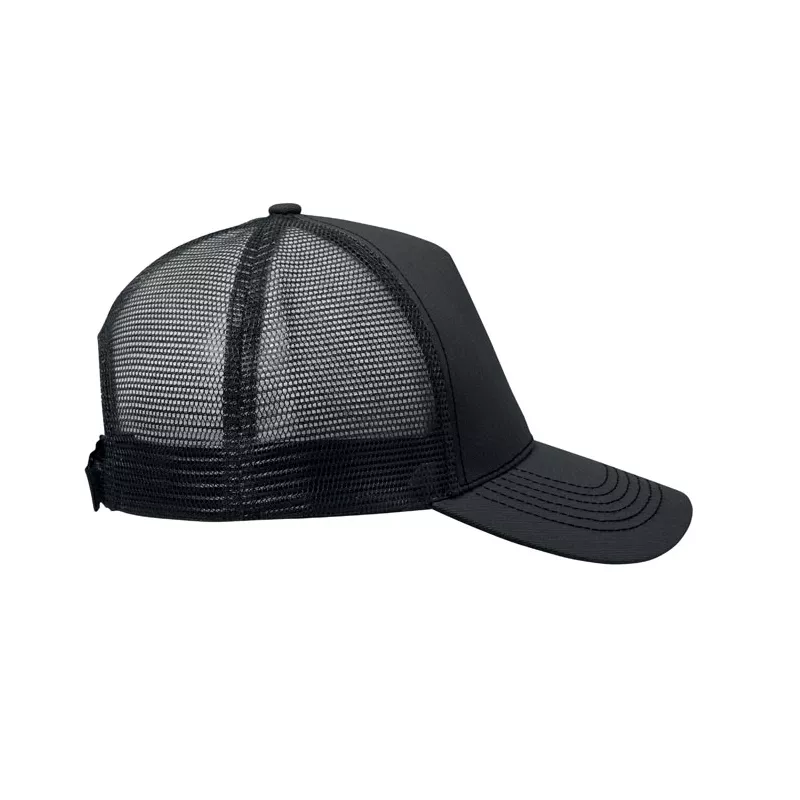Czapka z daszkiem trucker bawełniana 250 g/m² BLIST - Czarny (MO2986-03)