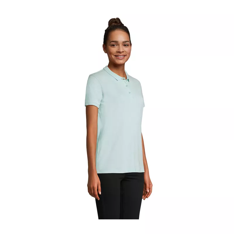Polo damskie organiczne 170 g/m² Sol's PLANET WOMEN - Arctic Blue (S03575-AA)