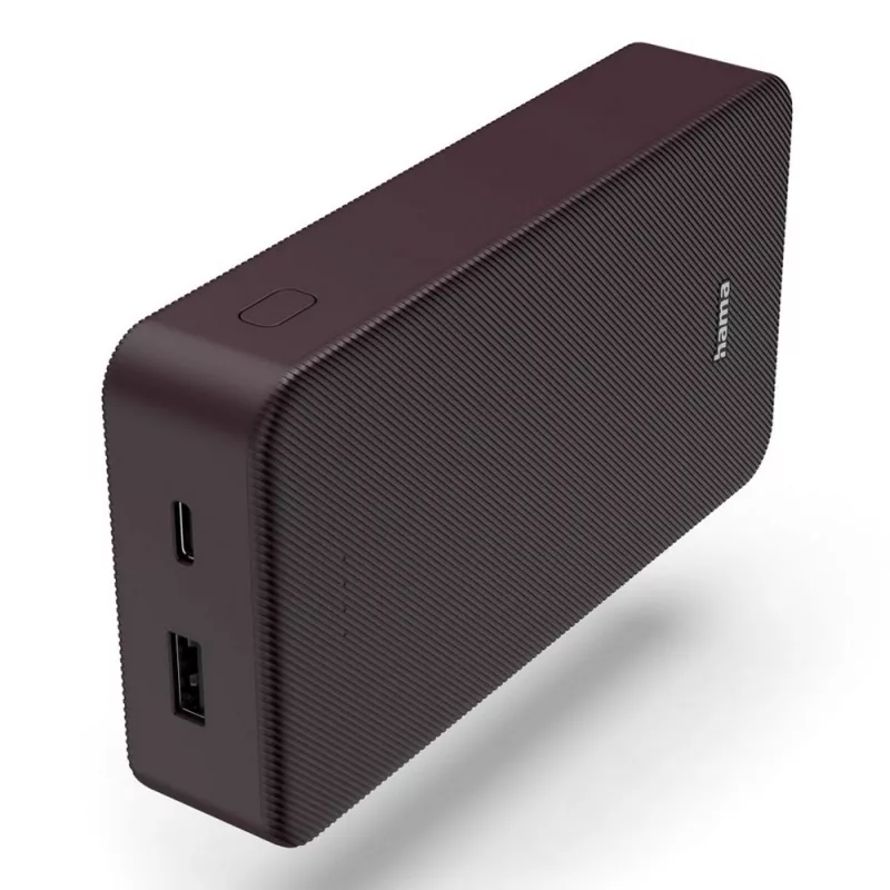 Power bank 20000 mAh Hama Power Pack - burgund (VH024-12)