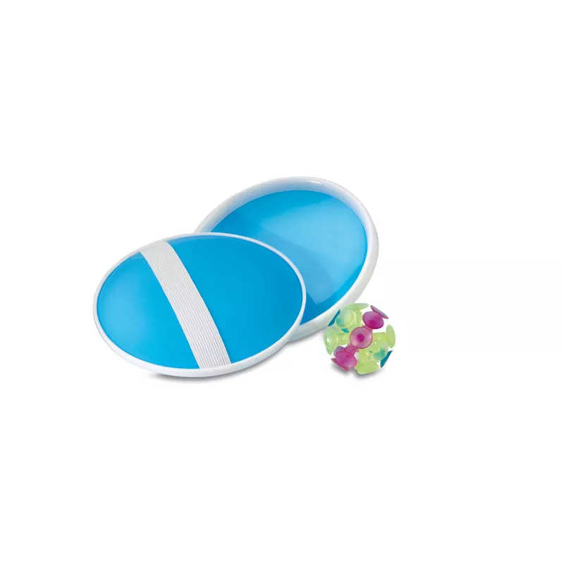 Gra plażowa paletki z piłką na rzepy CATCH&PLAY - Niebieski (IT3852-04)