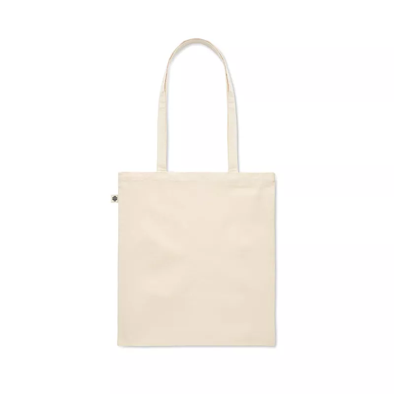 Torba na zakupy z bawełny organicznej 180 g/m² NUORO - Bezowy (MO6632-13)