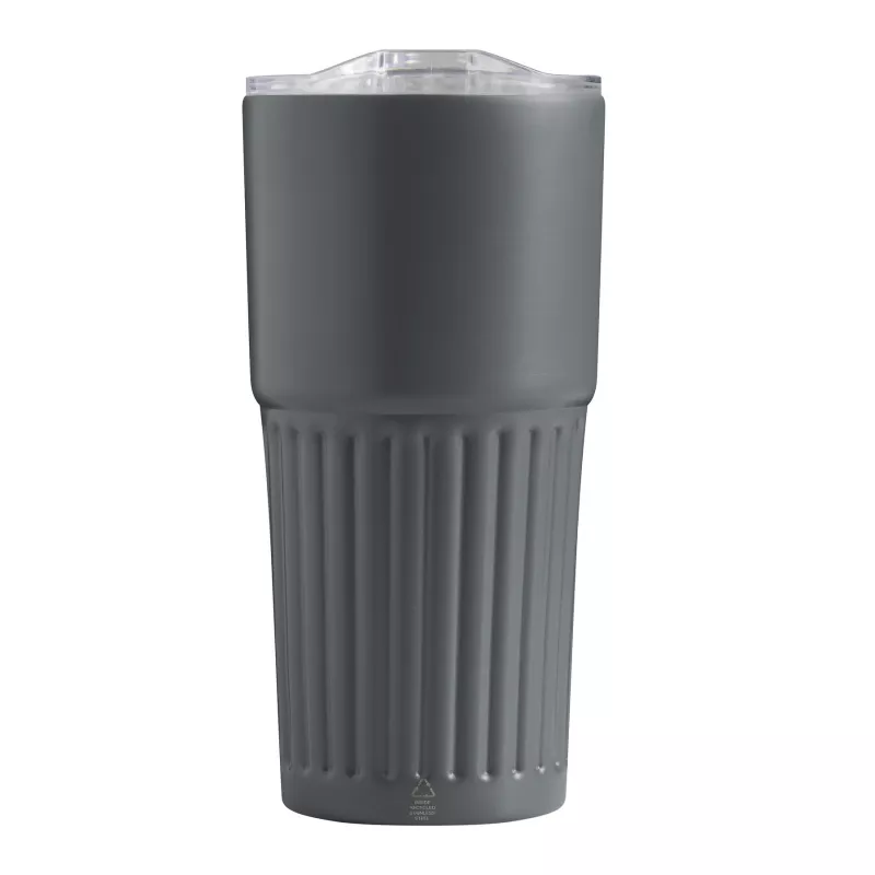 Próżniowy kubek 600 ml WAVE LINE - szary (56-0304714)