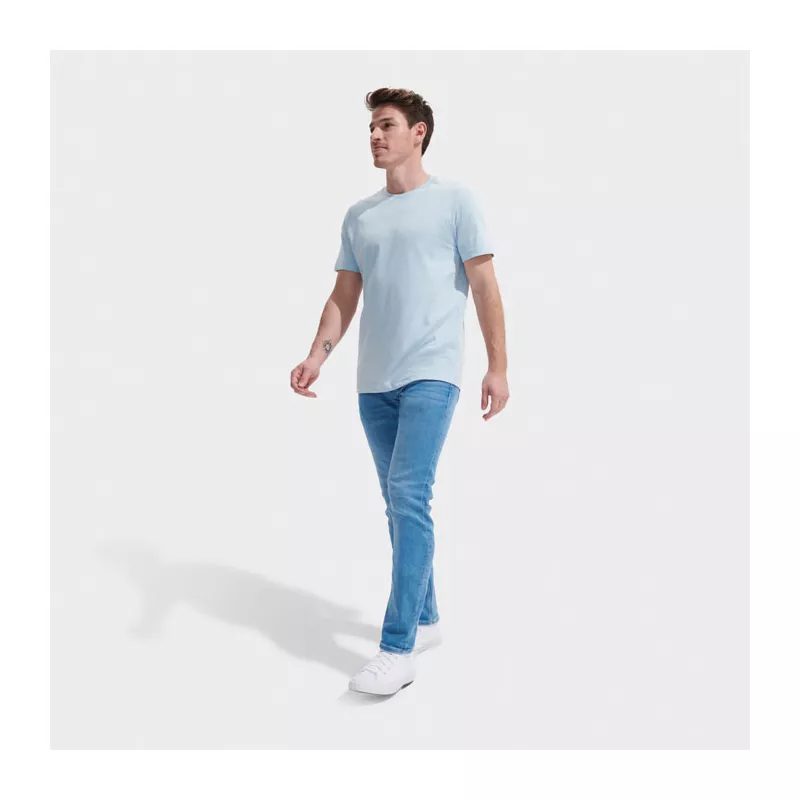 Koszulka unisex z czesanej bawełny Sol's TUNER - Jasno-Niebieski (S04203-LB)