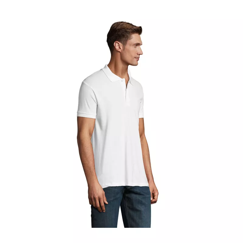 Koszulka polo męska piqué 180 g/m² Sol's PERFECT MEN - Bialy (S11346-WH)