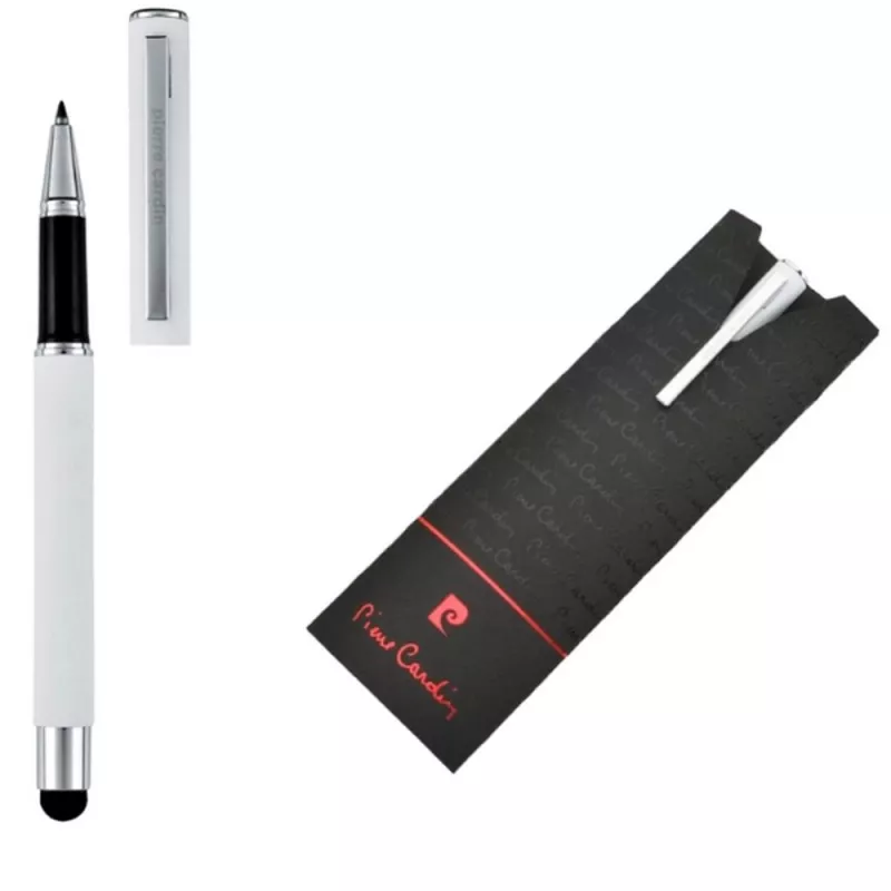 Pióro kulkowe touch pen soft touch CLAUDIE Pierre Cardin - biały (B0300800IP306)