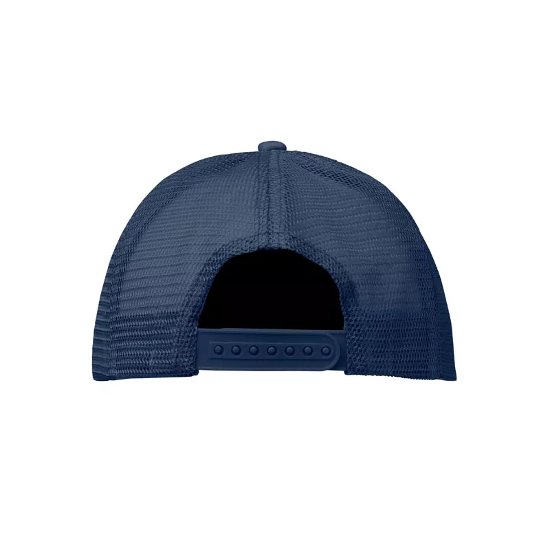 Czapka trucker 5-panelowa 150 g/m² BUBBLE - Biały/Ciemnoniebieski (MO2269-54)