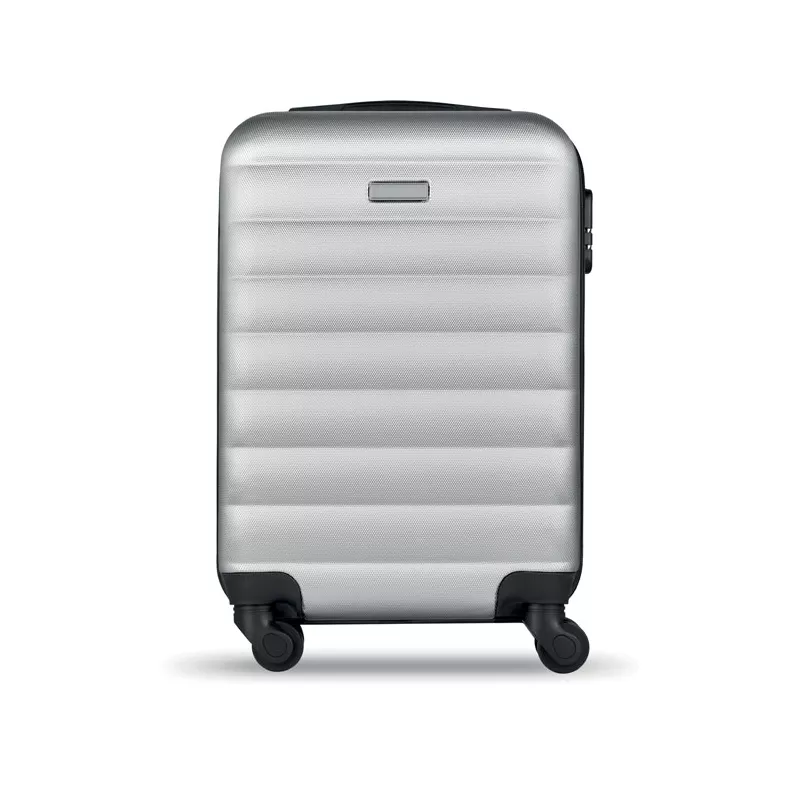 Walizka twarda 20" z ABS na 4 kółkach BUDAPEST - Srebrny Mat (MO9178-16)