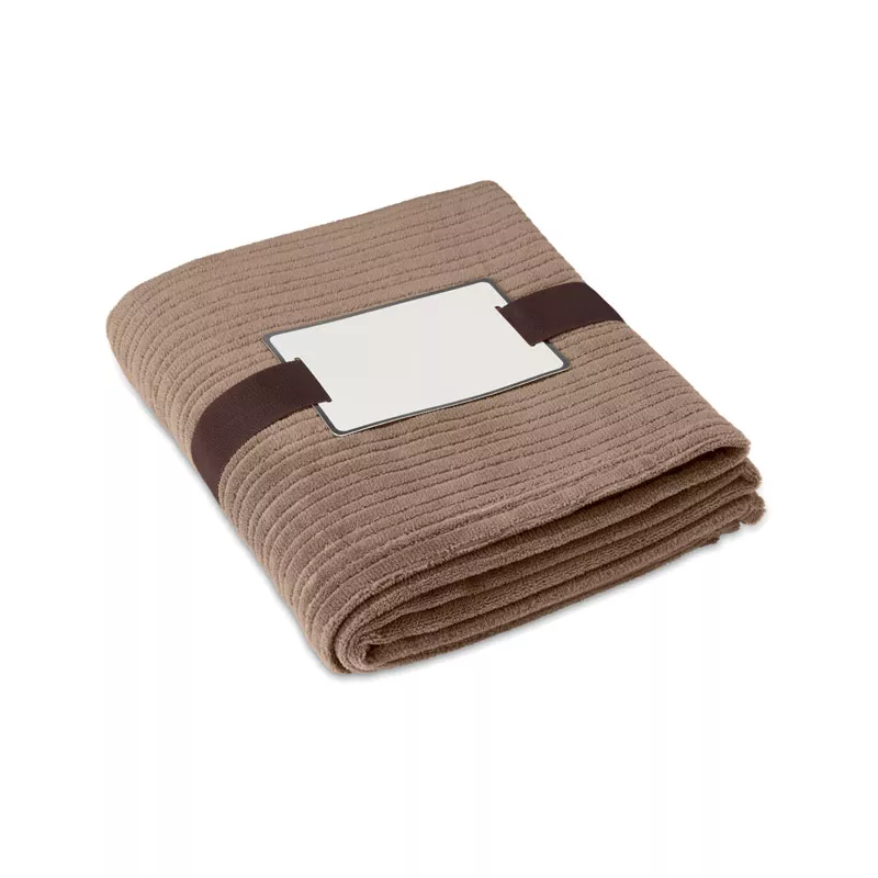 Koc polarowy 125x150 cm 240 g/m² CAP CODE - Khaki (MO7246-39)