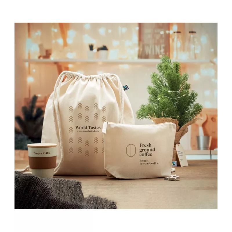 Kosmetyczka z bawełny Fairtrade 180 g/m² OSOLE COS - Bezowy (MO2095-13)