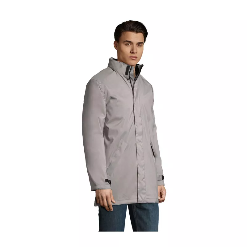 Kurtka unisex ocieplana z kapturem Sol's ROBYN - Metal Grey (S02109-MG)