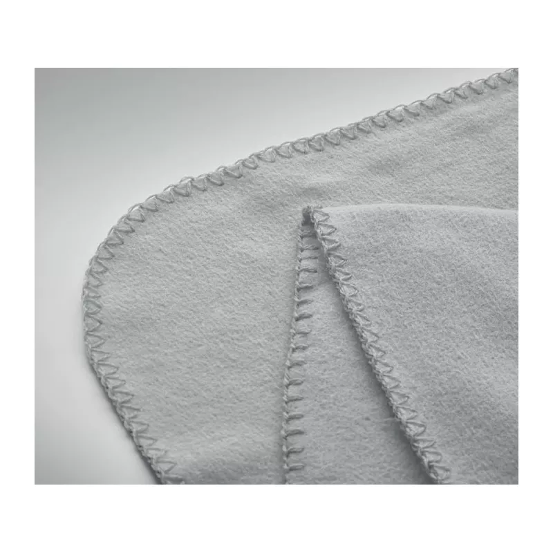 Koc polarowy RPET 120x150 cm 130 g/m² BOGDA - Szary (MO6805-07)