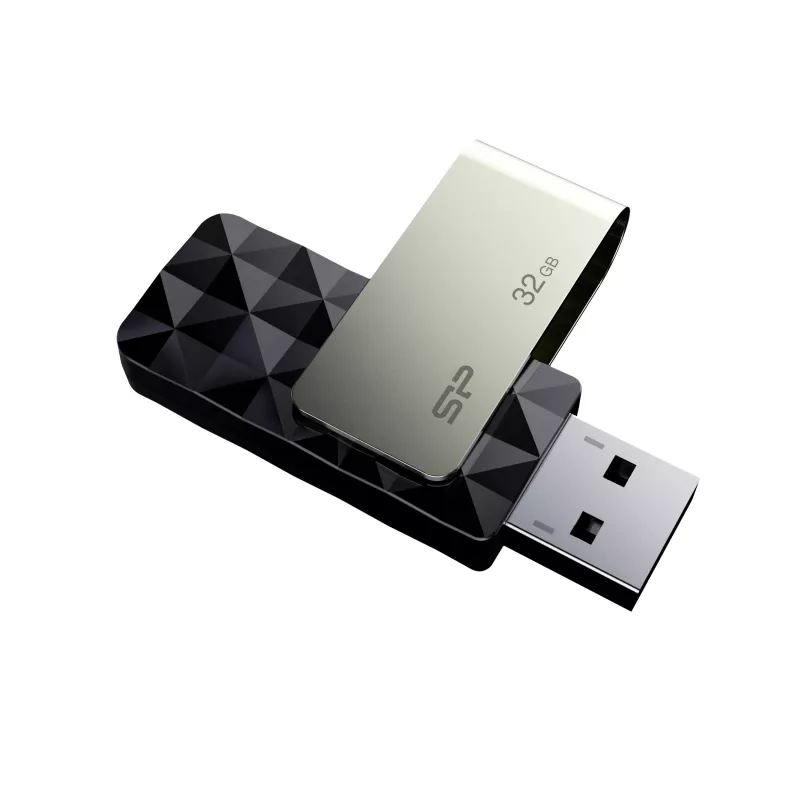 Pendrive Blaze B30, 8GB 3.1 Silicon Power - czarny (EG814003 32GB)