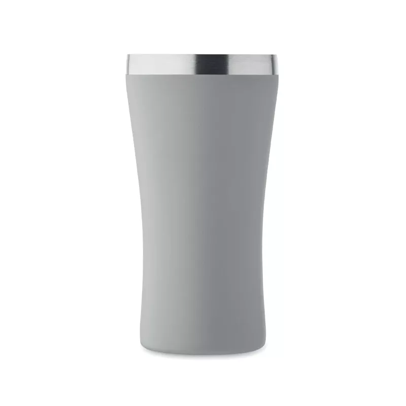 Kubek termiczny ze stali z recyklingu 160 ml OZ - Szary (MO2326-07)