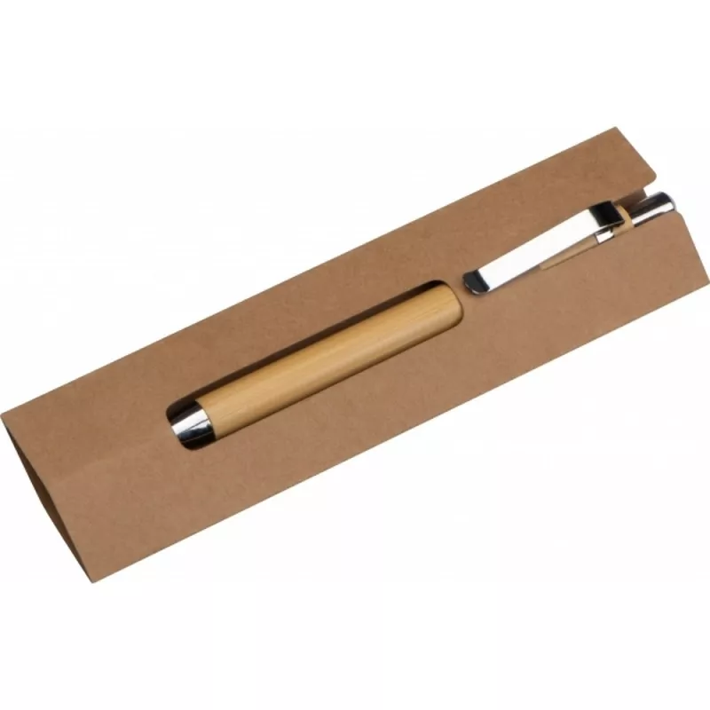 Długopis wieczny bambusowy HELSINGBORG - beżowy (373913)