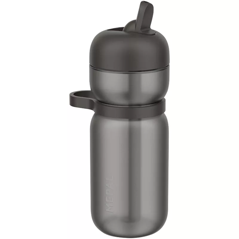 Mepal bidon o pojemności 600 ml z odchylaną pokrywką - Czarny (10091390)