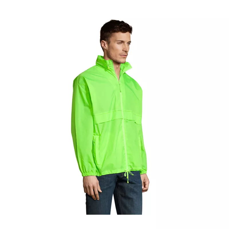 Kurtka wiatrówka unisex wodoodporna Sol's SURF - Neon Lime (S32000-NL)