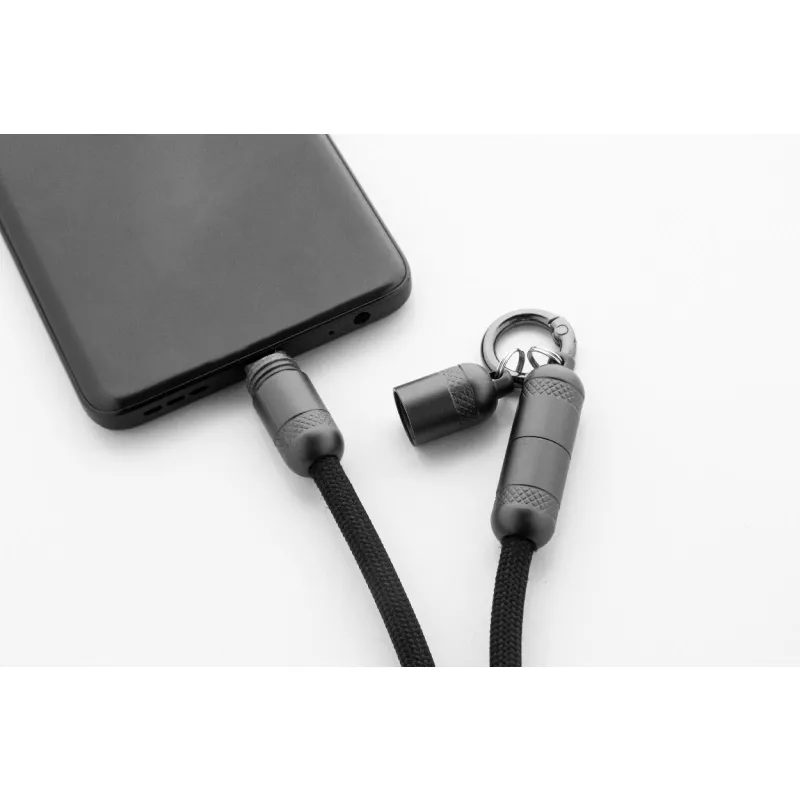 Fastly Kabel ładujący 60 W - smycz RPET - czarny (AP864118-10)
