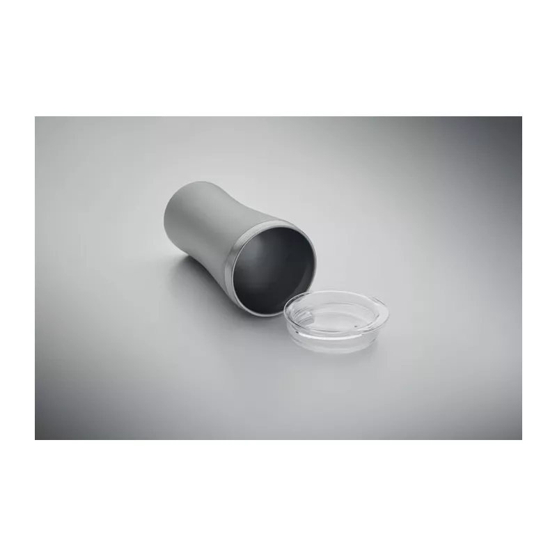 Kubek termiczny ze stali z recyklingu 160 ml OZ - Szary (MO2326-07)
