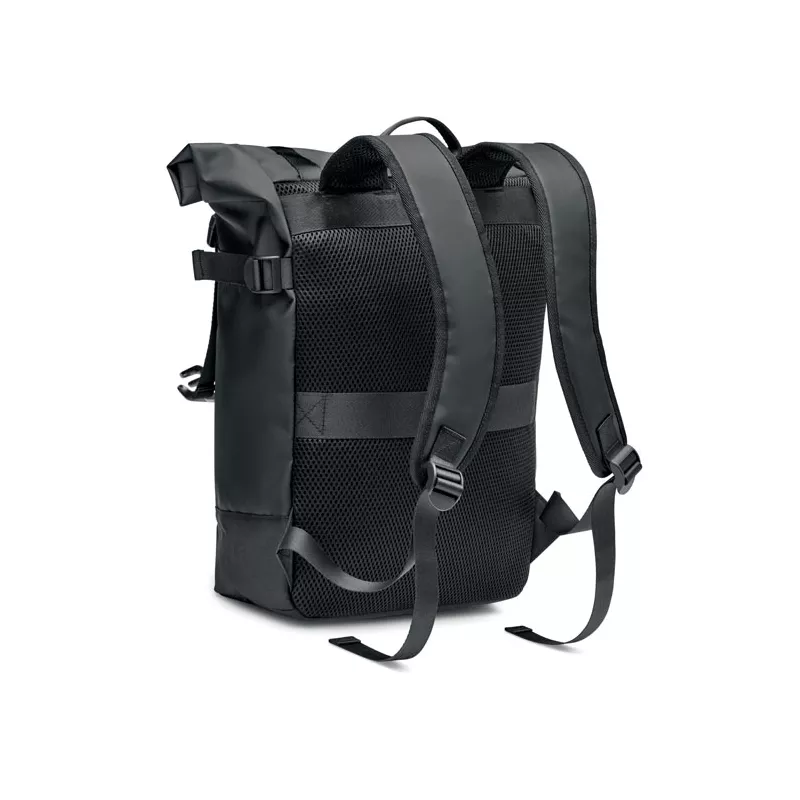 Plecak rolltop z tarpauliny JAYA BAG - Czarny (MO6939-03)