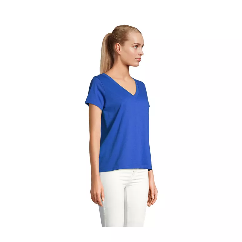 Koszulka damska V-neck Sol's REGENT V WOMEN - Niebieski (S04766-RB)