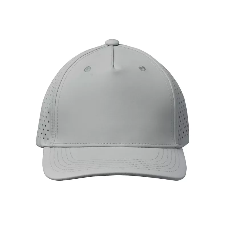Czapka z daszkiem sportowa 5-panelowa 130 g/m² CAPO - Szary (MO2543-07)