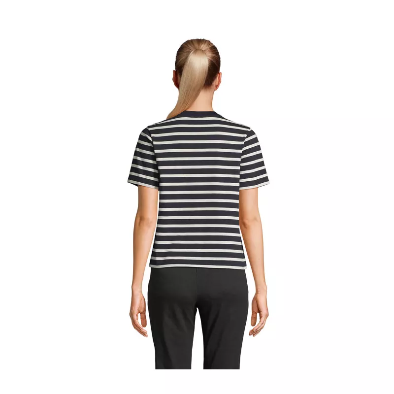 Koszulka damska organiczna Sol's LEGEND WOMEN - Navy|Off White (S04776-BH)