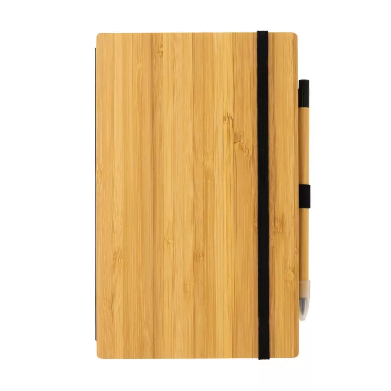 Bambusowy notatnik A5 z ołówkiem Infinity - brązowy (P774.469)