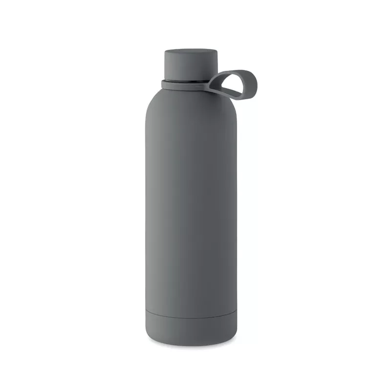 Butelka termiczna ze stali z recyklingu 500 ml EMERALD - Kamienny Szary (MO2315-15)