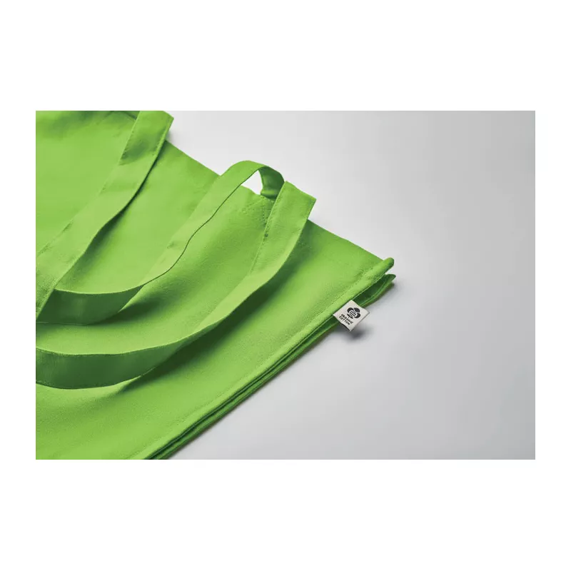 Torba z bawełny organicznej 220 g/m² BENTE COLOUR - Limonka (MO2197-48)