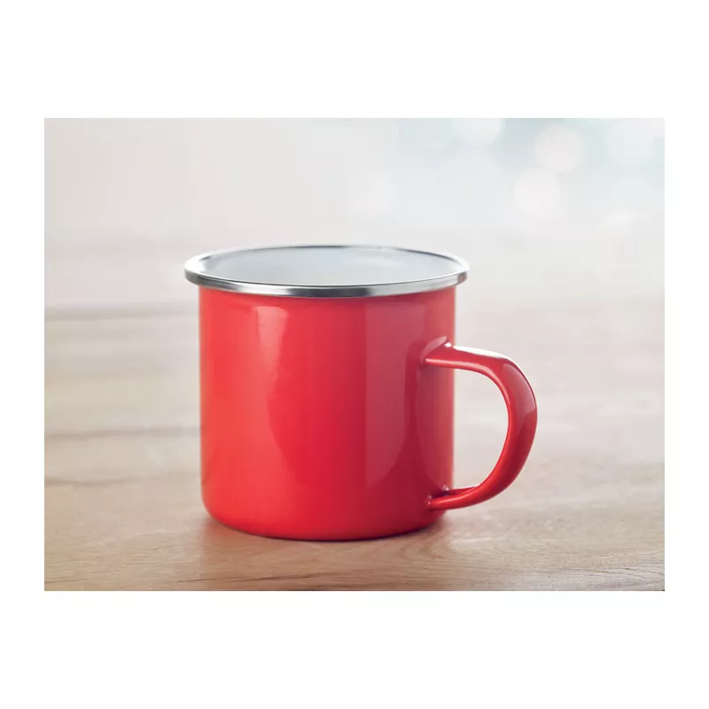 Kubek emaliowany vintage 350 ml PLATEADO - Czerwony (MO9756-05)